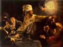 The Feast of Belshazzar<br />Rembrandt c. 1635