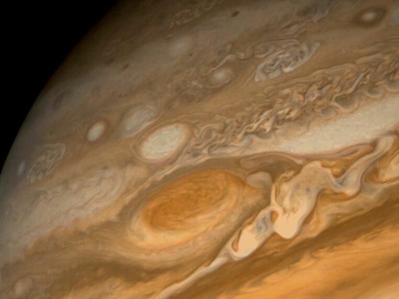 Jupiter Closeup from Voyager 1 in 1997 wallpaper