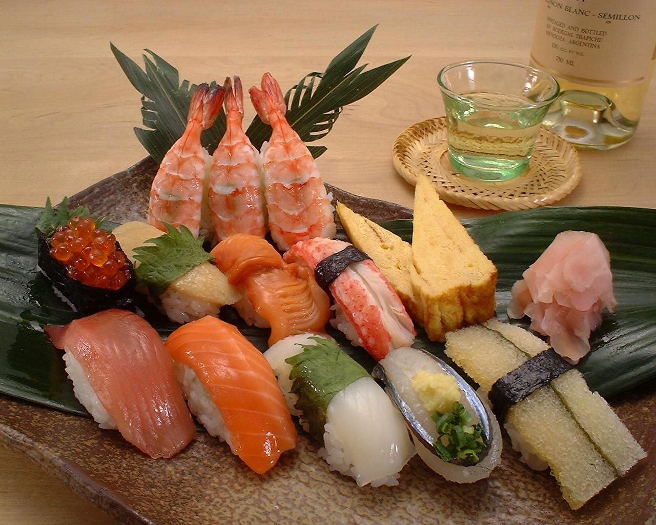 Sushi Platter wallpaper