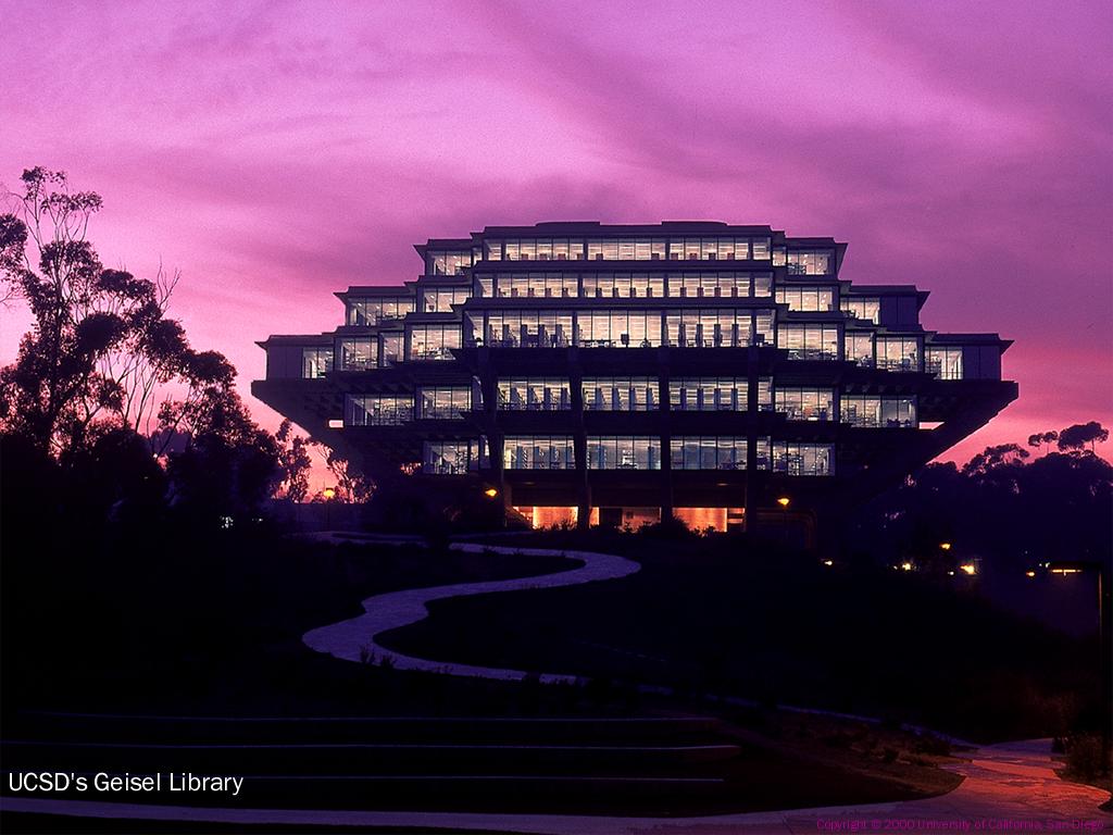 UCSD Geisel Library wallpaper