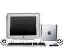 Power Mac G4 Cube with Studio Display, Mouse, Keyboard, and Speakers