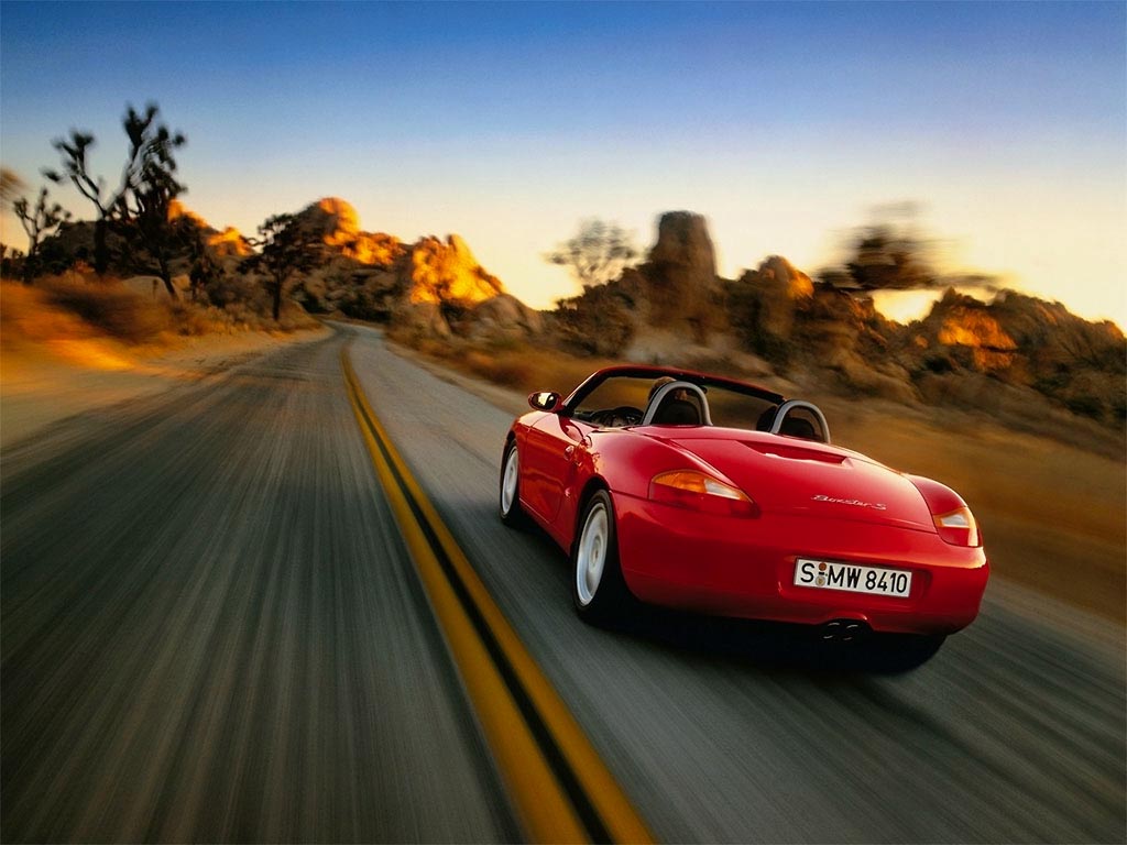 Red Boxster wallpaper