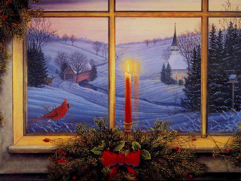 Christmas Window wallpaper