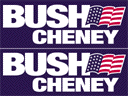 Bush Cheney Bumper Sticker